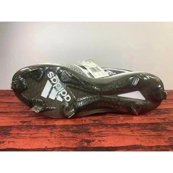 adidas ICON 6 Bounce ECP Metal Baseball Cleats EH2378 Mens Size 11.5 Black White main image 7
